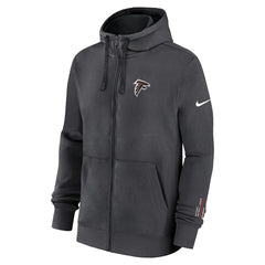 Nike Atlanta Falcons Primetime Club Full-Zip Hoodie Anthracite