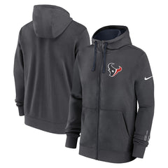 Nike Houston Texans Primetime Club Full-Zip Hoodie Anthracite