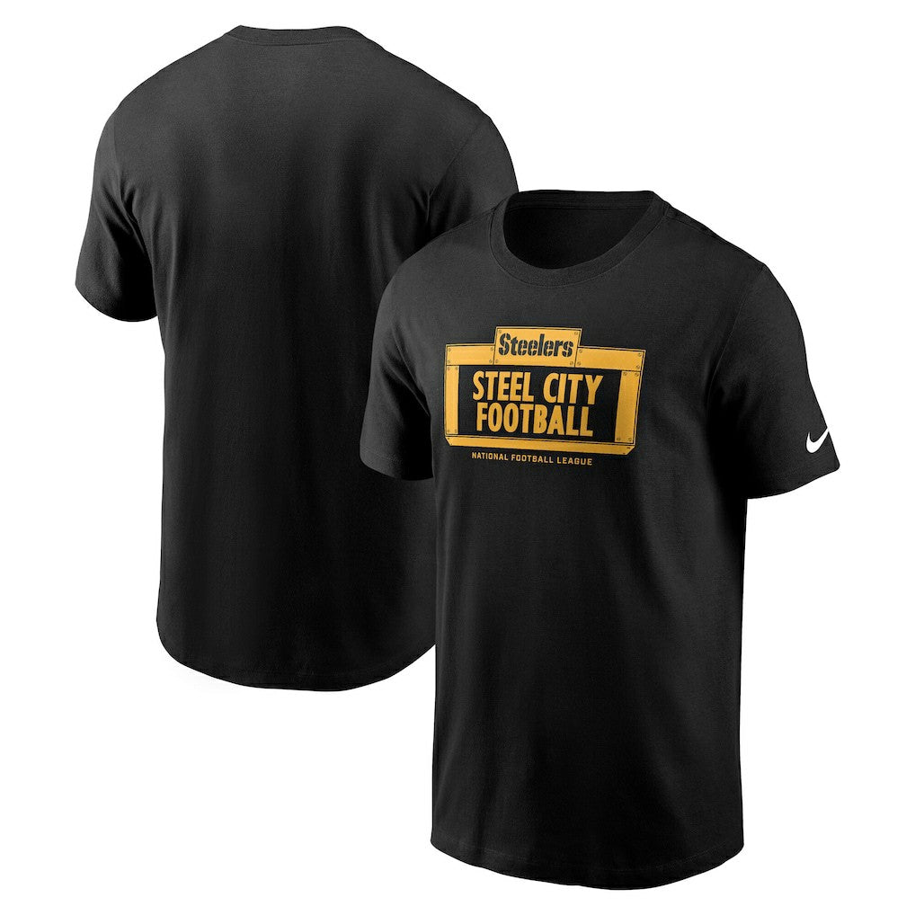 Nike Pittsburgh Steelers Primetime Local Essential T-Shirt Black