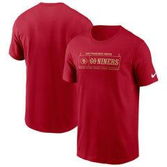 Nike San Francisco 49ers Primetime Local Essential T-Shirt Scarlet
