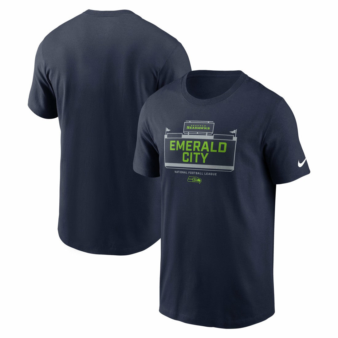 Nike Seattle Seahawks Primetime Local Essential T-Shirt College Navy