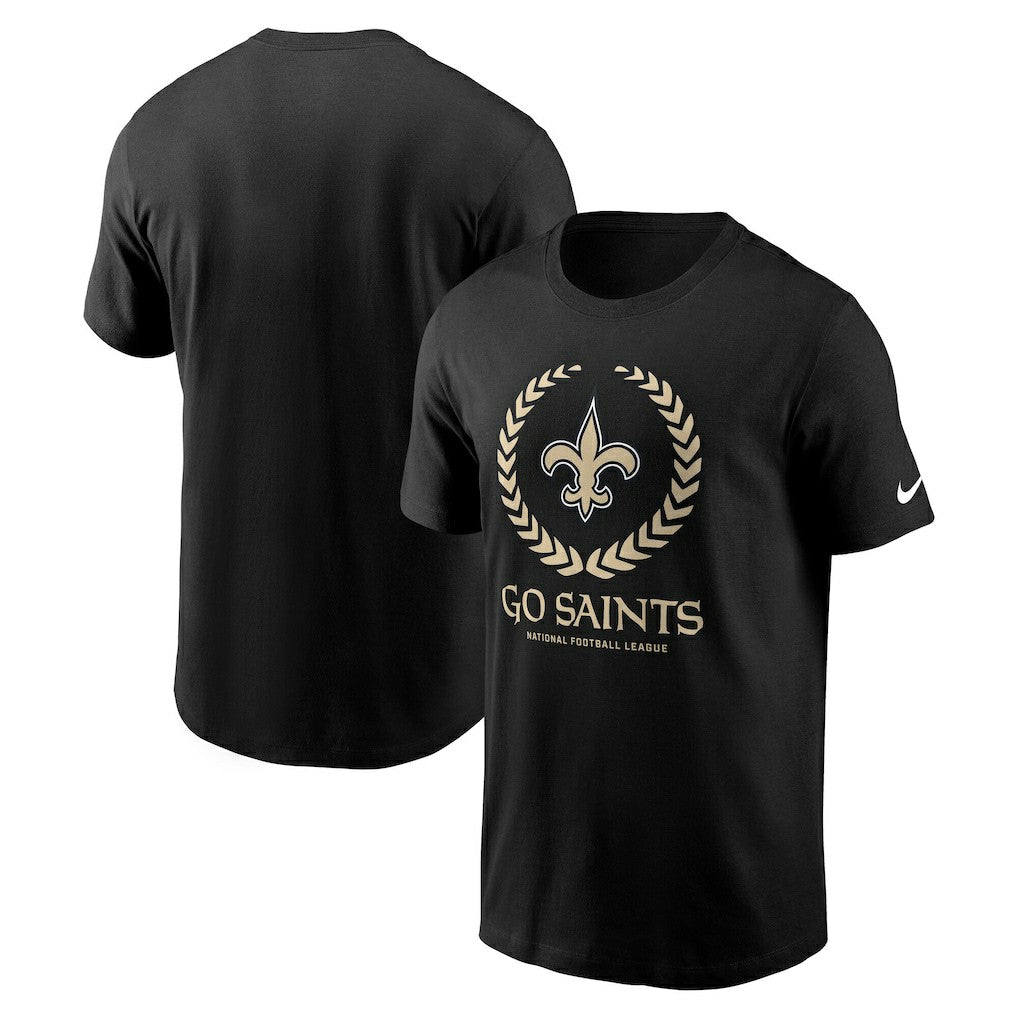 Nike New Orleans Saints Primetime Local Essential T-Shirt Black