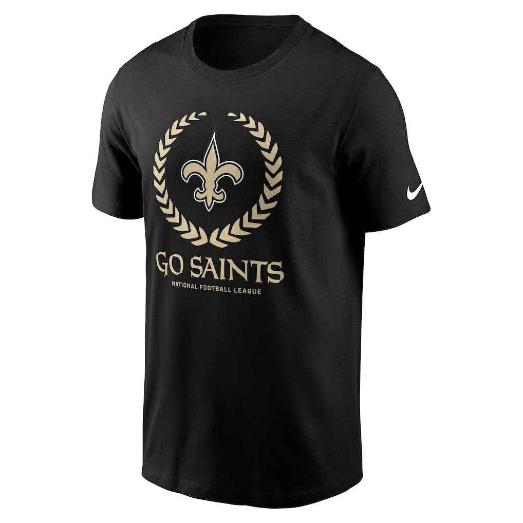 Nike New Orleans Saints Primetime Local Essential T-Shirt Black