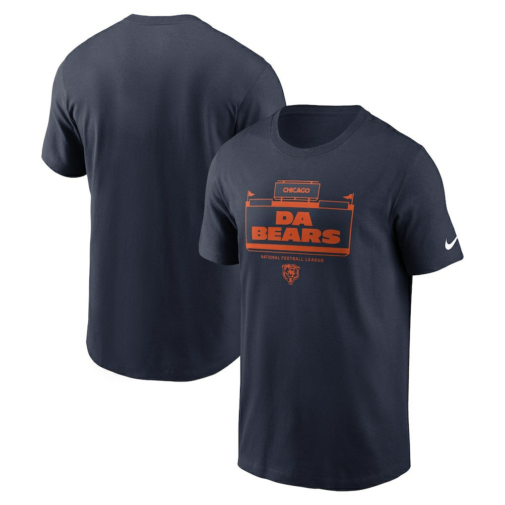 Nike Chicago Bears Primetime Local Essential T-Shirt Navy
