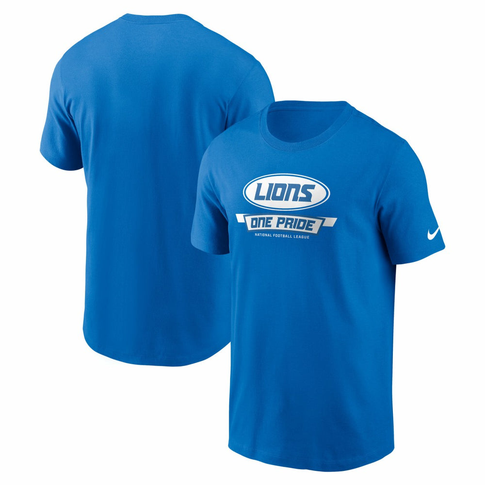 Nike Detroit Lions Primetime Local Essential T-Shirt Blue