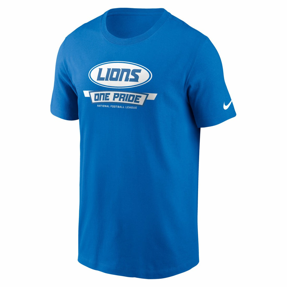 Nike Detroit Lions Primetime Local Essential T-Shirt Blue