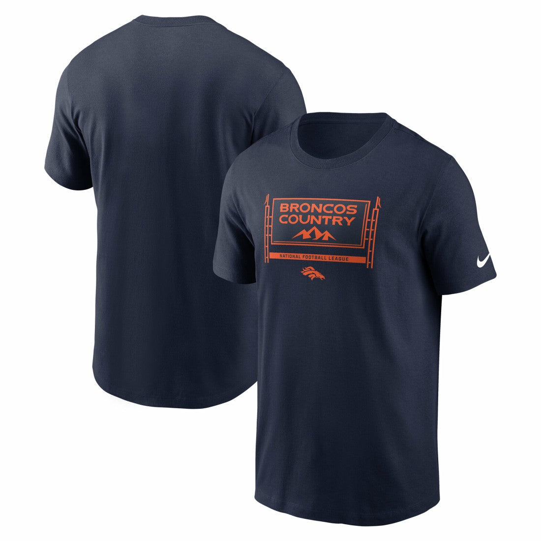 Nike Denver Broncos Primetime Local Essential T-Shirt Navy