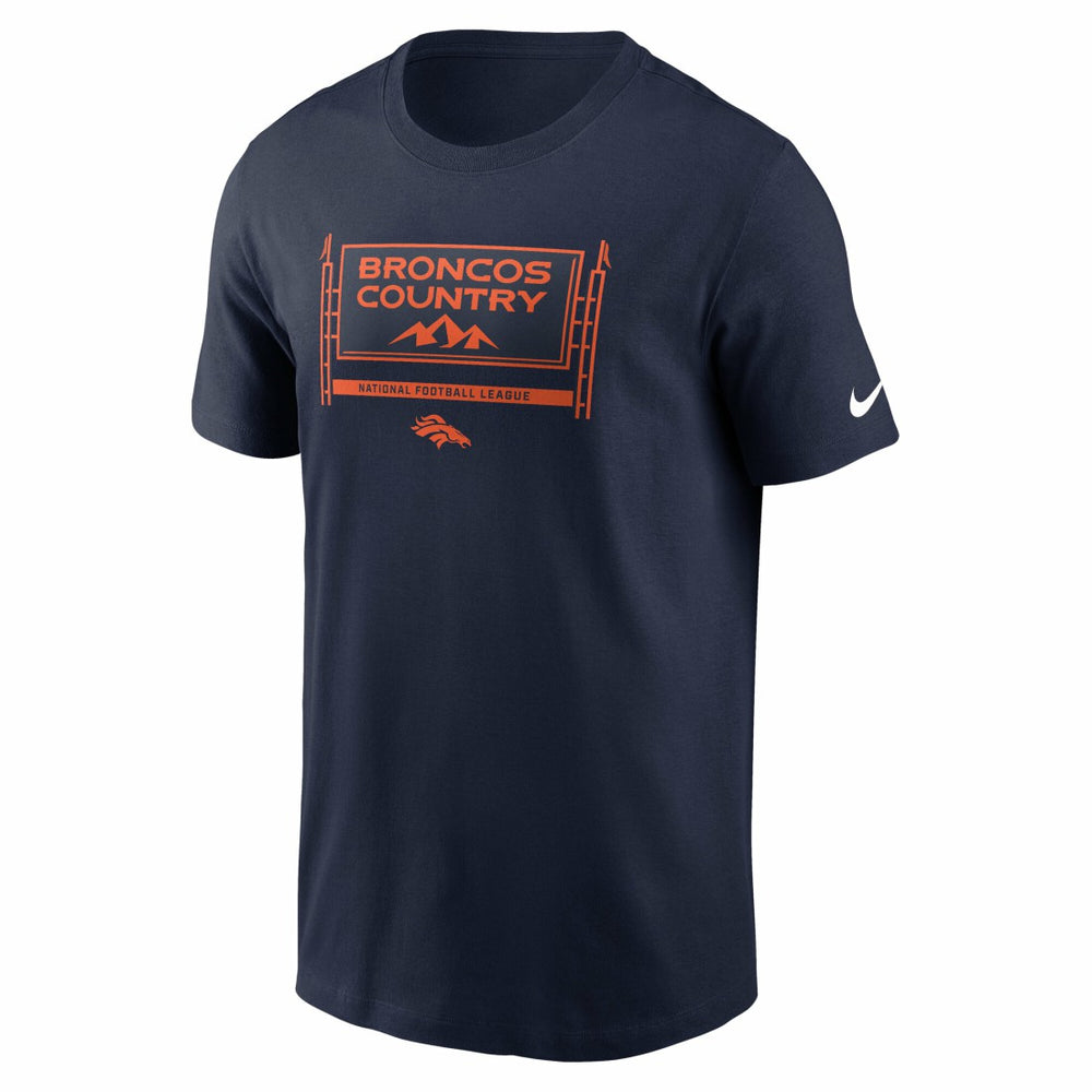 Nike Denver Broncos Primetime Local Essential T-Shirt Navy