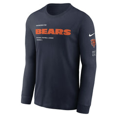 Nike Chicago Bears Play to Win Essential Long Sleeve T-Shirt Navy