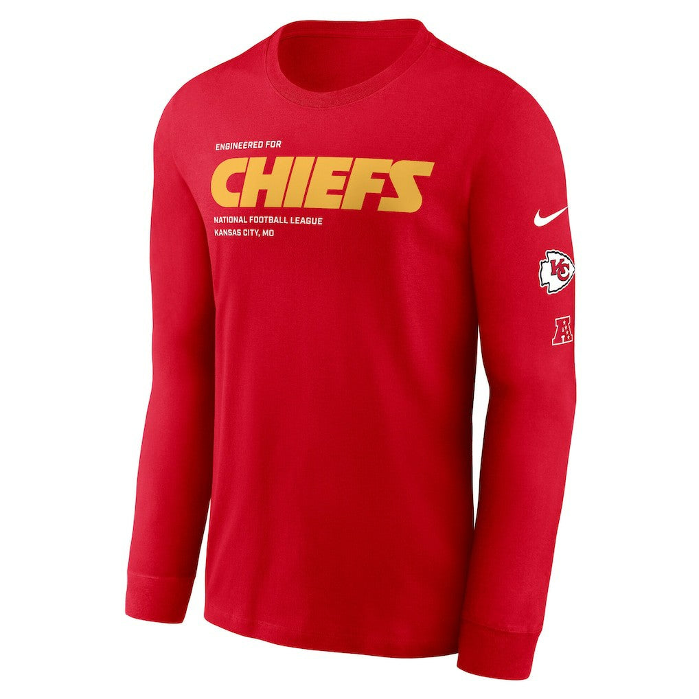 Nike Kansas City Chiefs Play to Win Essential Long Sleeve T-Shirt Red
