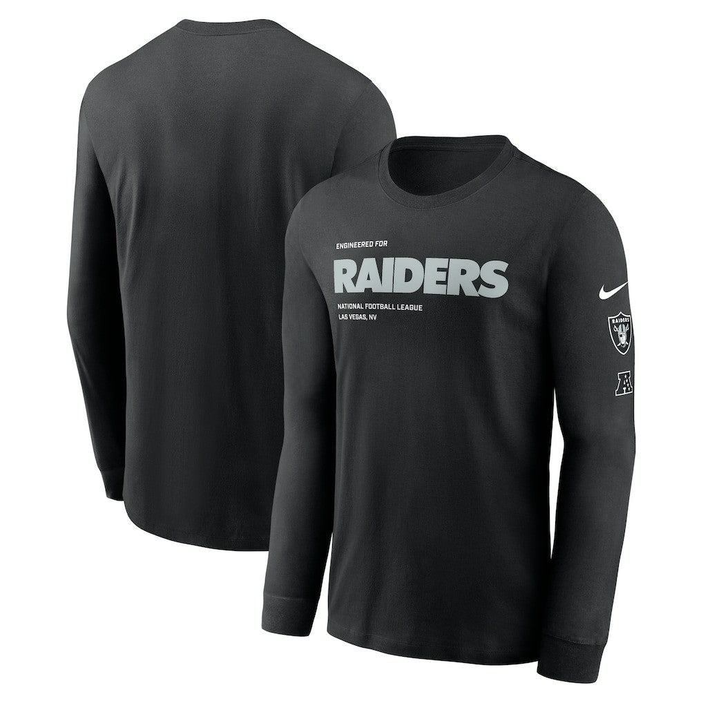 Nike Las Vegas Raiders Play to Win Essential Long Sleeve T-Shirt Black