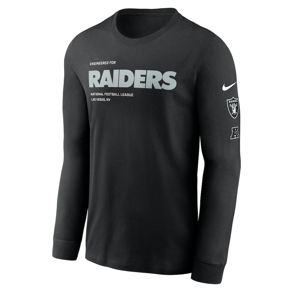Nike Las Vegas Raiders Play to Win Essential Long Sleeve T-Shirt Black
