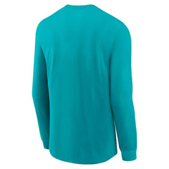 Nike Miami Dolphins Play to Win Essential Long Sleeve T-Shirt Aqua