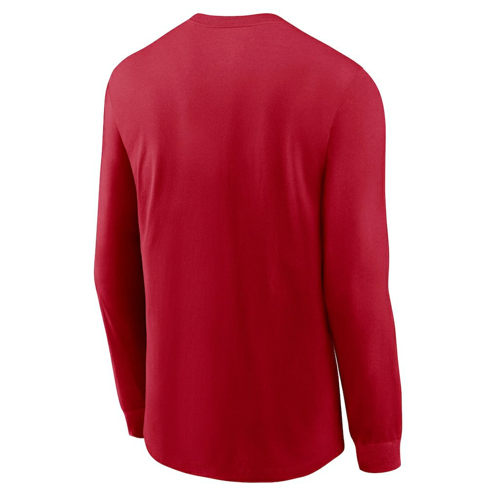Nike San Francisco 49ers Play to Win Essential Long Sleeve T-Shirt Scarlet