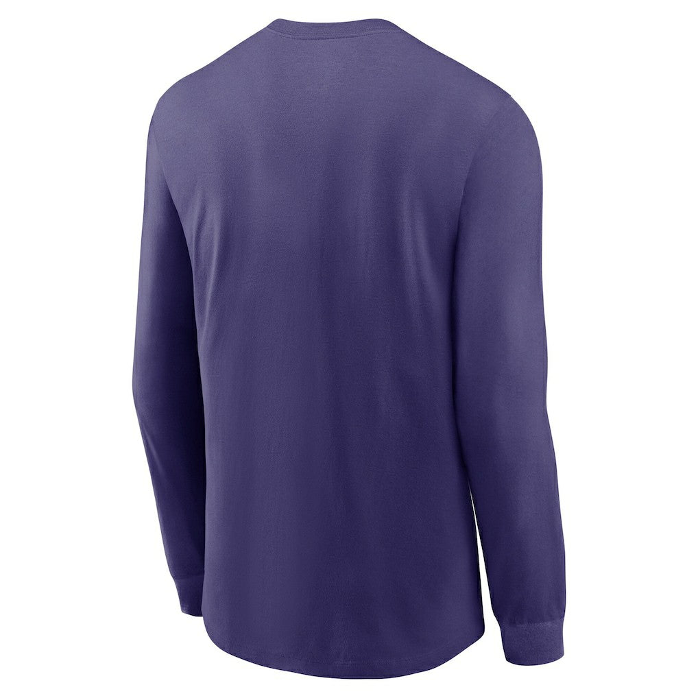 Nike Baltimore Ravens Play to Win Essential Long Sleeve T-Shirt Purple