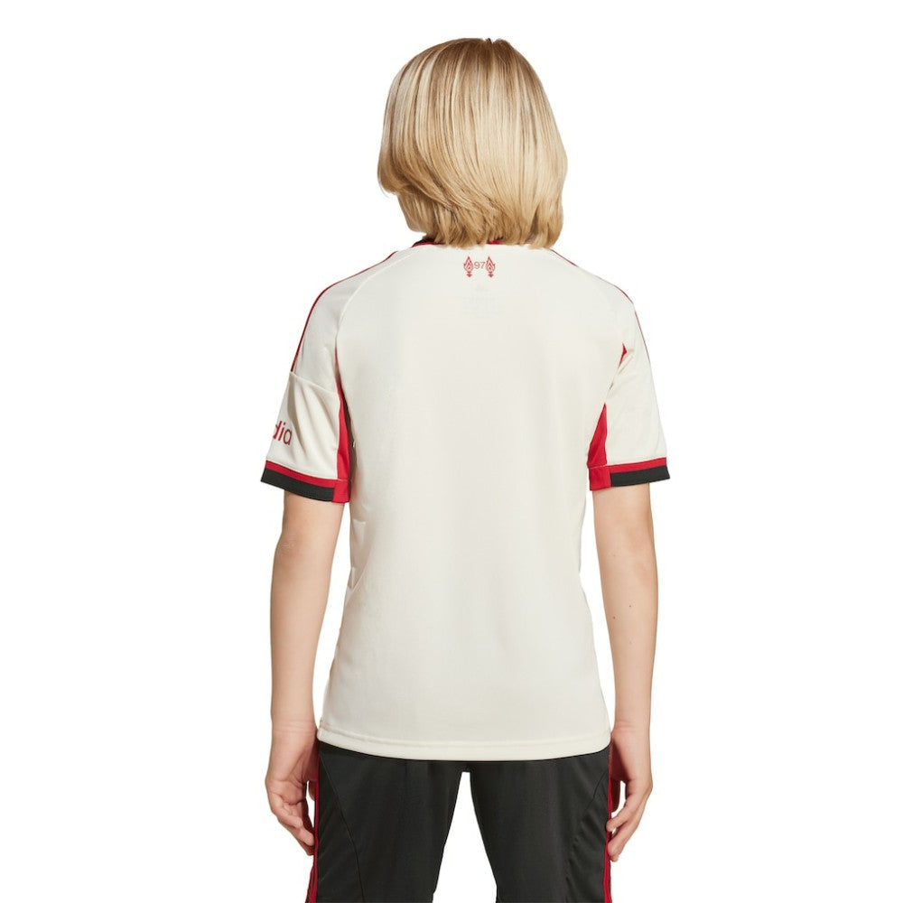 Liverpool Youth 2025/26 Away Replica Jersey White - Adidas for sale