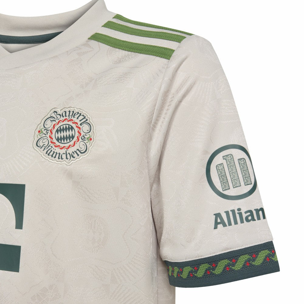 Bayern Munich Youth 2025/26 Fourth Replica Jersey Tan - Adidas
