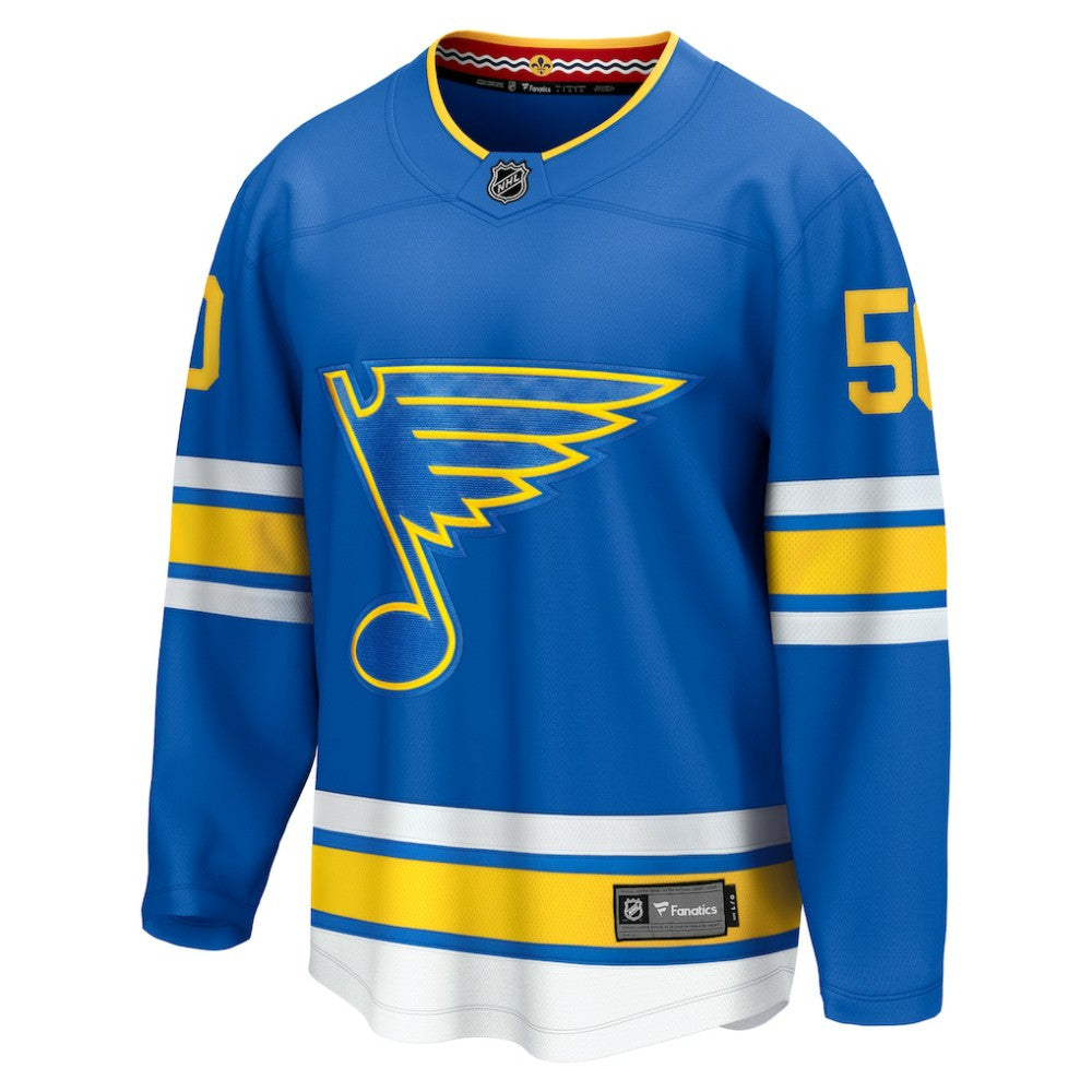 Jordan Binnington St. Louis Blues Fanatics Home Breakaway Player Jersey - Blue - NHL 202461852
