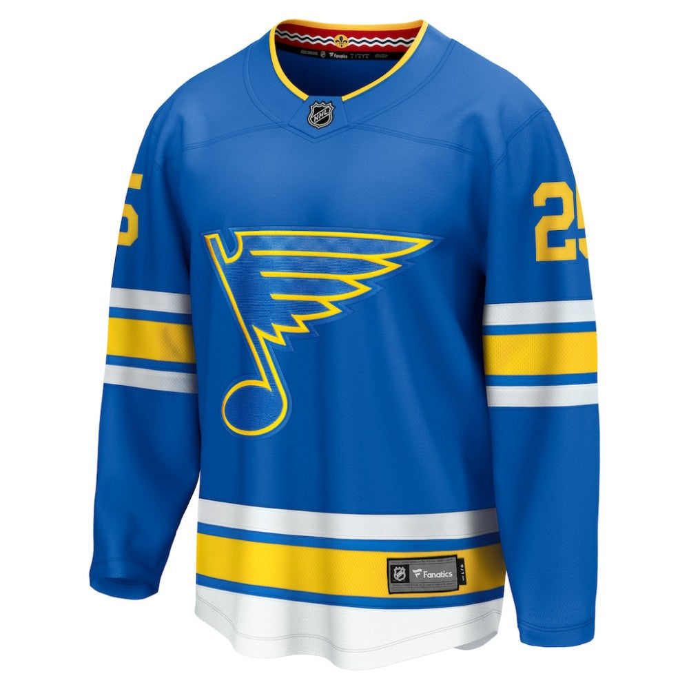 Jordan Kyrou St. Louis Blues Fanatics Home Breakaway Player Jersey - Blue - NHL 202461853