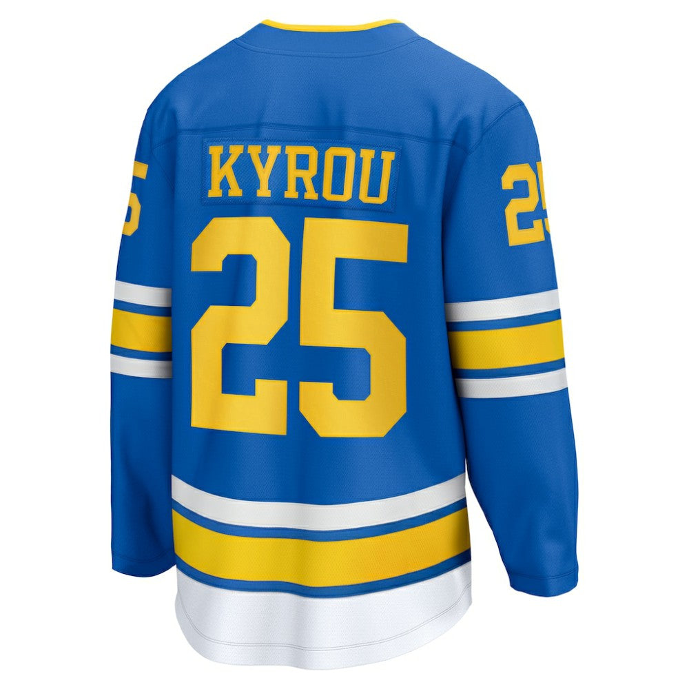 Jordan Kyrou St. Louis Blues Fanatics Home Breakaway Player Jersey - Blue - NHL 202461853