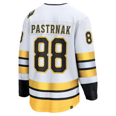 David Pastrnak Boston Bruins Fanatics Away Breakaway Player Jersey - White - NHL 202461864