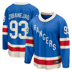 Mika Zibanejad New York Rangers Fanatics Centennial Breakaway Jersey - Blue - NHL 202461901