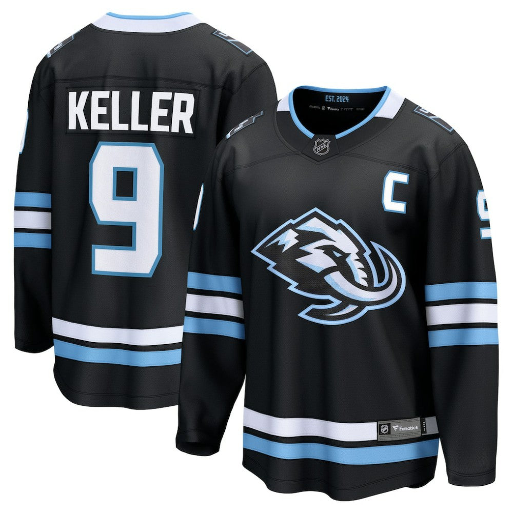 Clayton Keller Utah Mammoth Fanatics Home Breakaway Player Jersey - Black - NHL 202461931