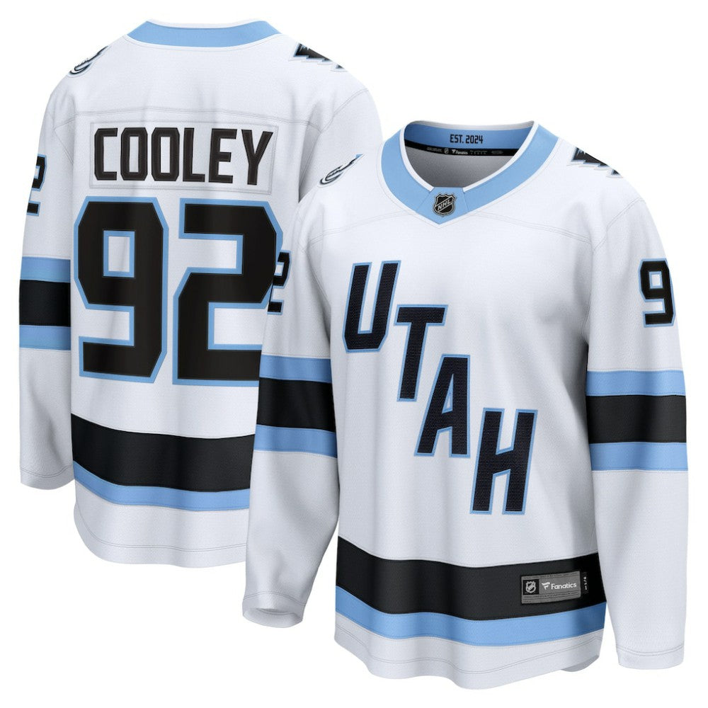Logan Cooley Utah Mammoth Fanatics Away Breakaway Player Jersey - White - NHL 202461933