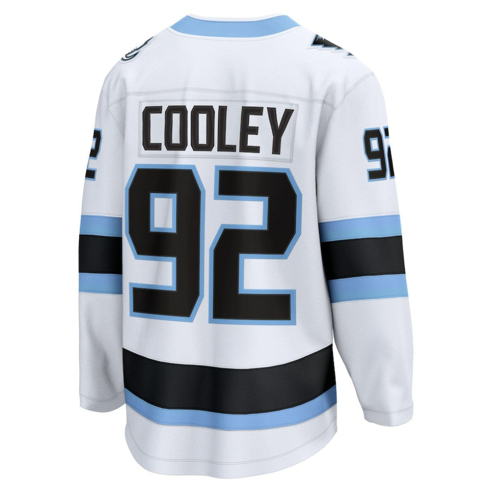 Logan Cooley Utah Mammoth Fanatics Away Breakaway Player Jersey - White - NHL 202461933