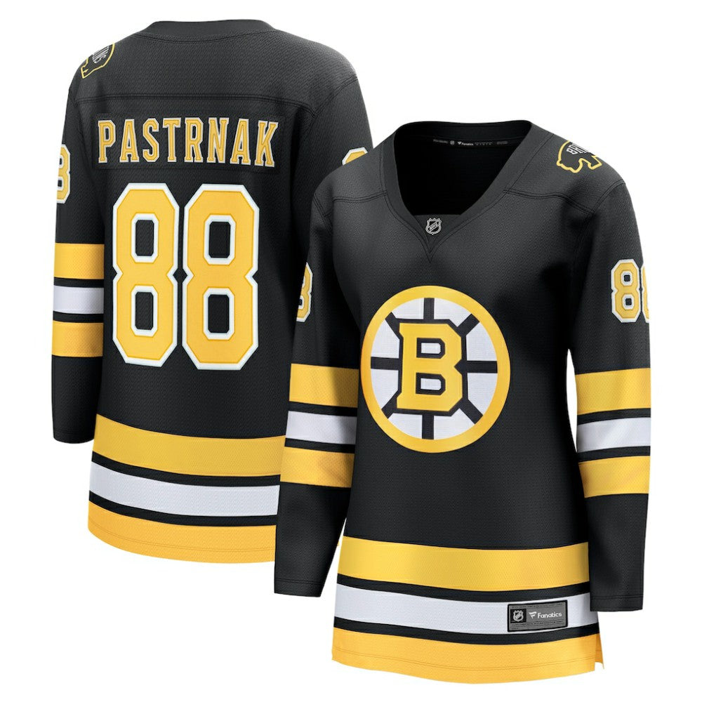 David Pastrnak Boston Bruins Fanatics Women's Home Breakaway Player Jersey - Black - NHL 202462126