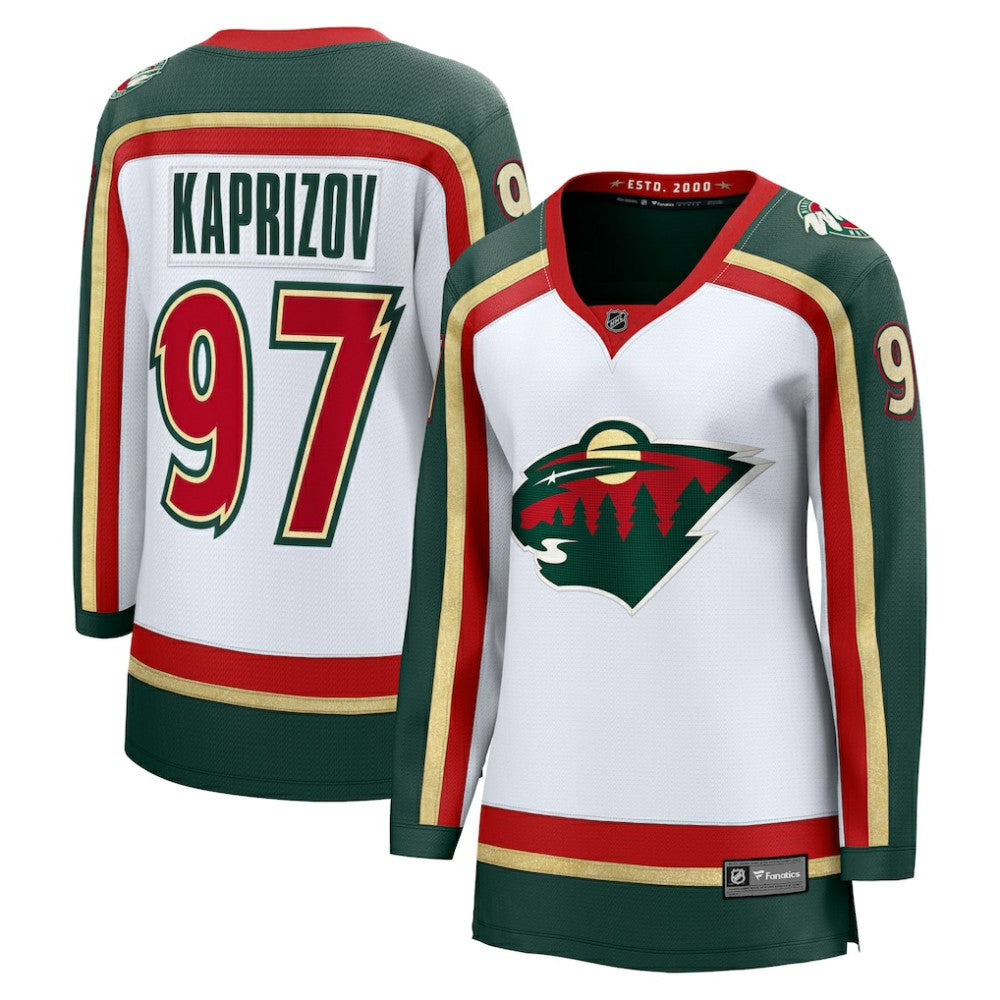 Kirill Kaprizov Minnesota Wild Fanatics Women's 25th Anniversary Breakaway Player Jersey - White - NHL 202462195