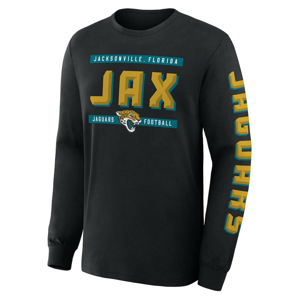 Fanatics Jacksonville Jaguars Hometown Sweep Legacy Long Sleeve T-Shirt Black