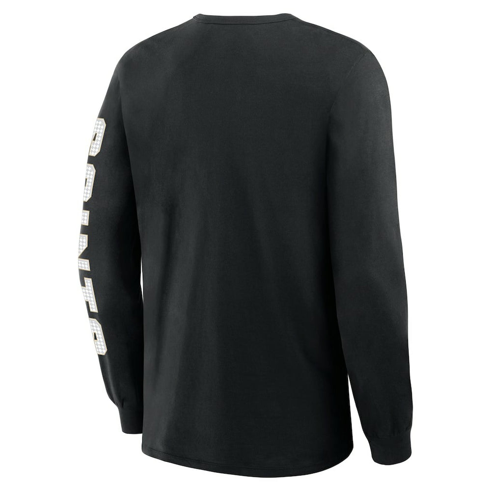 Fanatics New Orleans Saints Hometown Sweep Legacy Long Sleeve T-Shirt Black