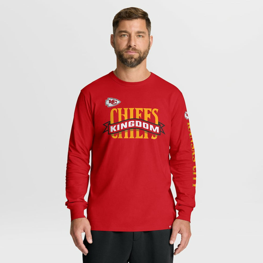Fanatics Kansas City Chiefs Hometown Sweep Legacy Long Sleeve T-Shirt Red