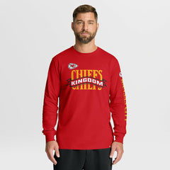 Fanatics Kansas City Chiefs Hometown Sweep Legacy Long Sleeve T-Shirt Red