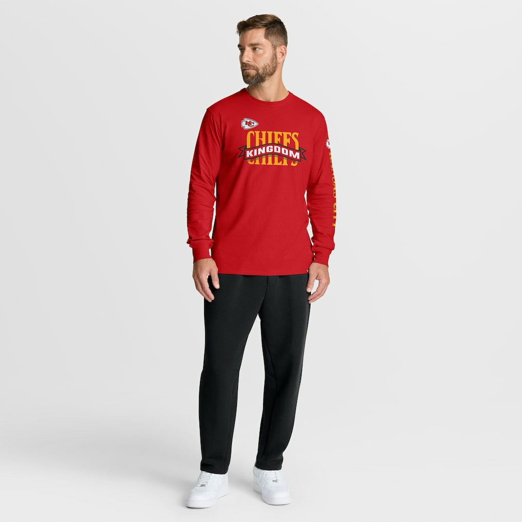 Fanatics Kansas City Chiefs Hometown Sweep Legacy Long Sleeve T-Shirt Red