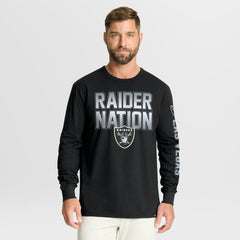 Fanatics Las Vegas Raiders Hometown Sweep Legacy Long Sleeve T-Shirt Black
