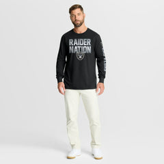 Fanatics Las Vegas Raiders Hometown Sweep Legacy Long Sleeve T-Shirt Black