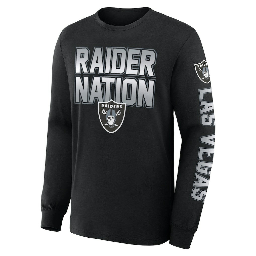 Fanatics Las Vegas Raiders Hometown Sweep Legacy Long Sleeve T-Shirt Black
