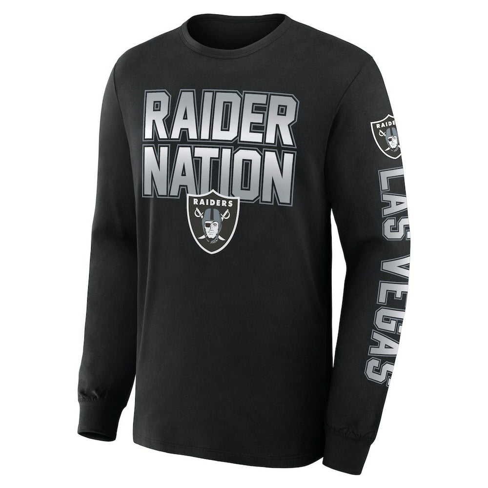 Fanatics Las Vegas Raiders Hometown Sweep Legacy Long Sleeve T-Shirt Black