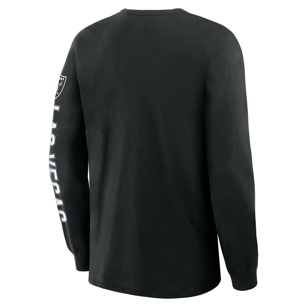 Fanatics Las Vegas Raiders Hometown Sweep Legacy Long Sleeve T-Shirt Black