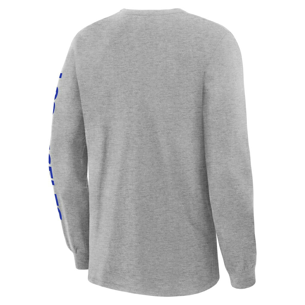 Fanatics Los Angeles Rams Hometown Sweep Legacy Long Sleeve T-Shirt Heather Gray