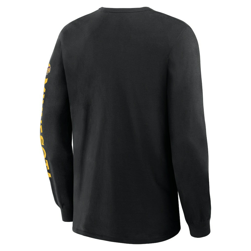 Fanatics Minnesota Vikings Hometown Sweep Legacy Long Sleeve T-Shirt Black