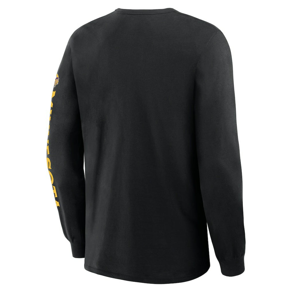 Fanatics Minnesota Vikings Hometown Sweep Legacy Long Sleeve T-Shirt Black