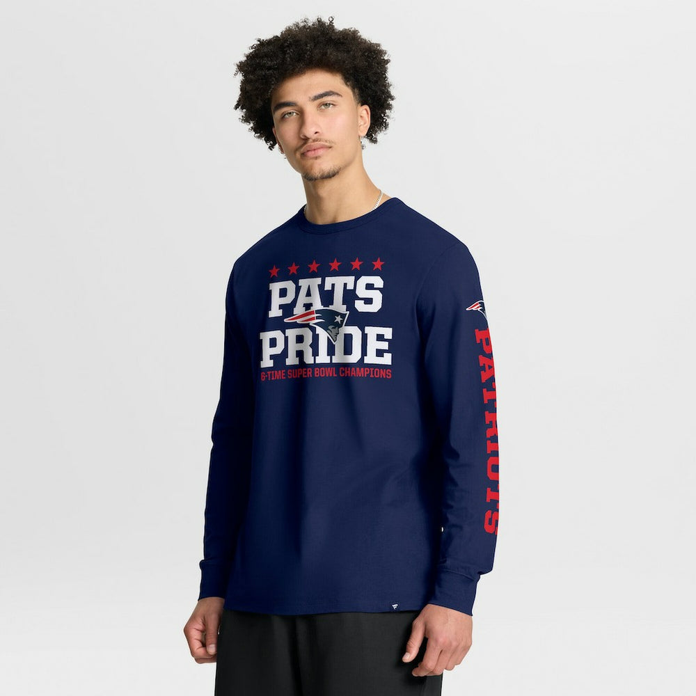 Fanatics New England Patriots Hometown Sweep Legacy Long Sleeve T-Shirt Navy