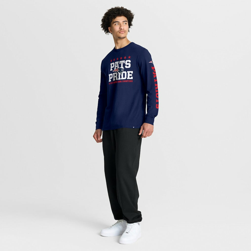 Fanatics New England Patriots Hometown Sweep Legacy Long Sleeve T-Shirt Navy