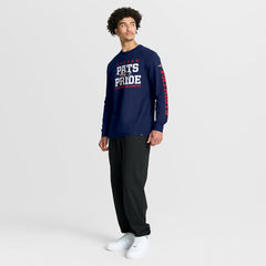 Fanatics New England Patriots Hometown Sweep Legacy Long Sleeve T-Shirt Navy