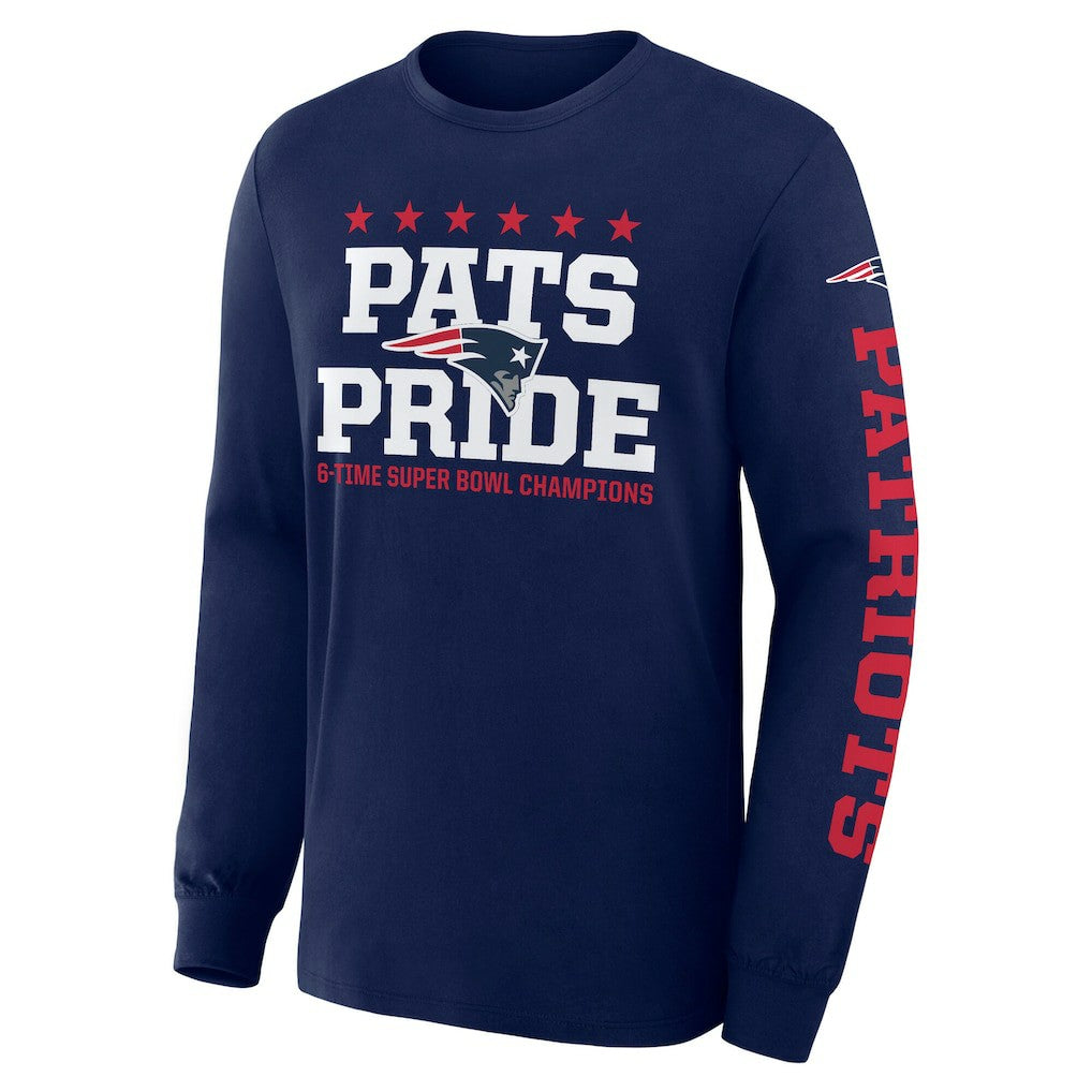 Fanatics New England Patriots Hometown Sweep Legacy Long Sleeve T-Shirt Navy