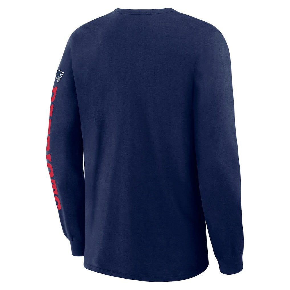 Fanatics New England Patriots Hometown Sweep Legacy Long Sleeve T-Shirt Navy