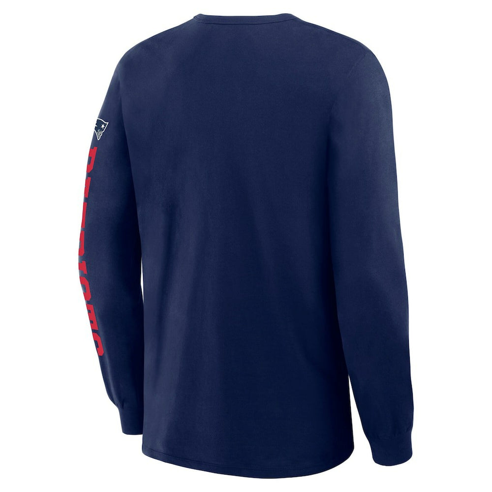 Fanatics New England Patriots Hometown Sweep Legacy Long Sleeve T-Shirt Navy